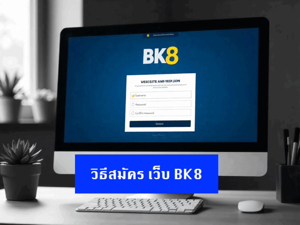 วิธีสมัคร เว็บ BK8